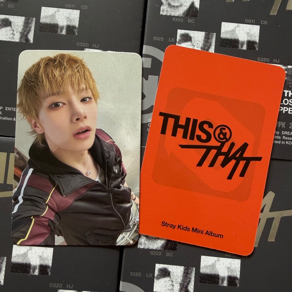 STRAY KIDS I.N This & That Photocard